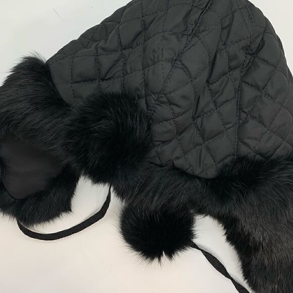 Surell Dyed Fox Fur Trapper Hat
